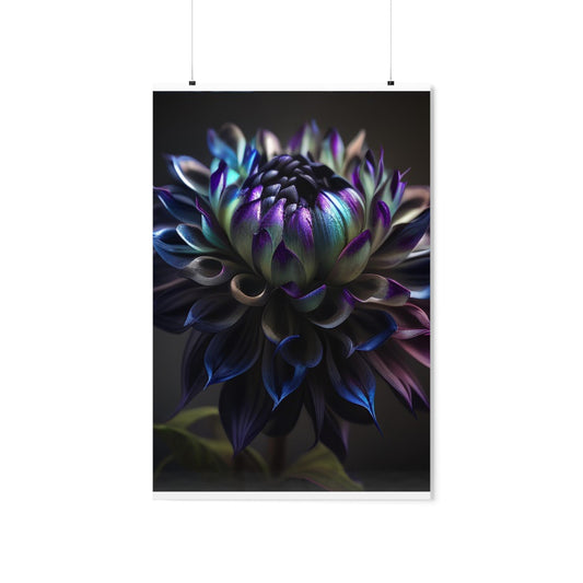 Premium Matte Vertical Posters Dahlia Purple 4