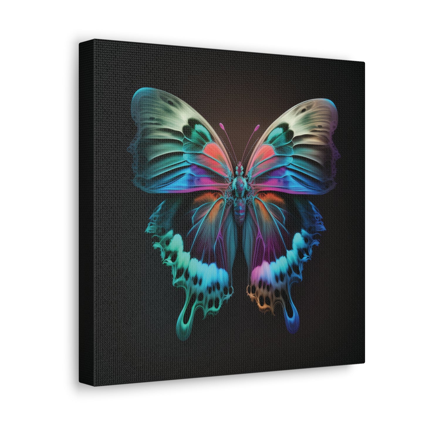 Canvas Gallery Wraps Raw Hyper Color Butterfly 2