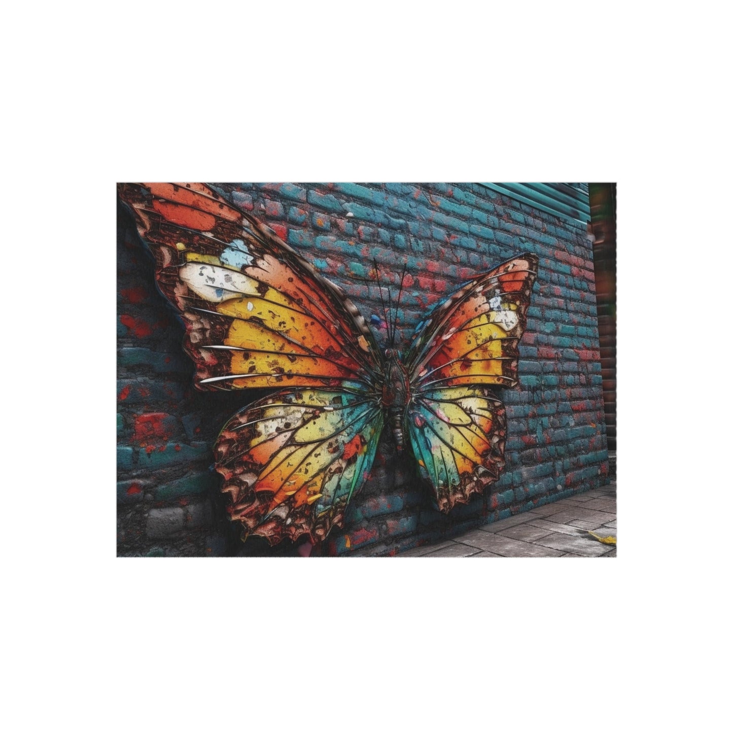 Outdoor Rug  Liquid Street Butterfly 2