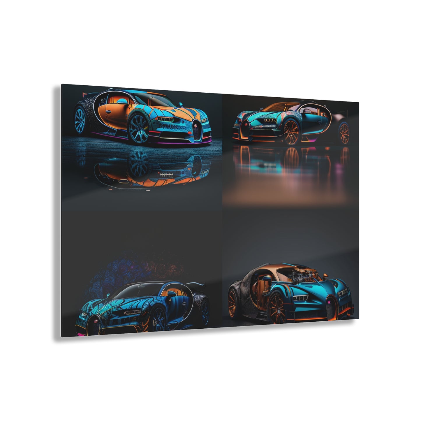 Acrylic Prints Bugatti Blue 5