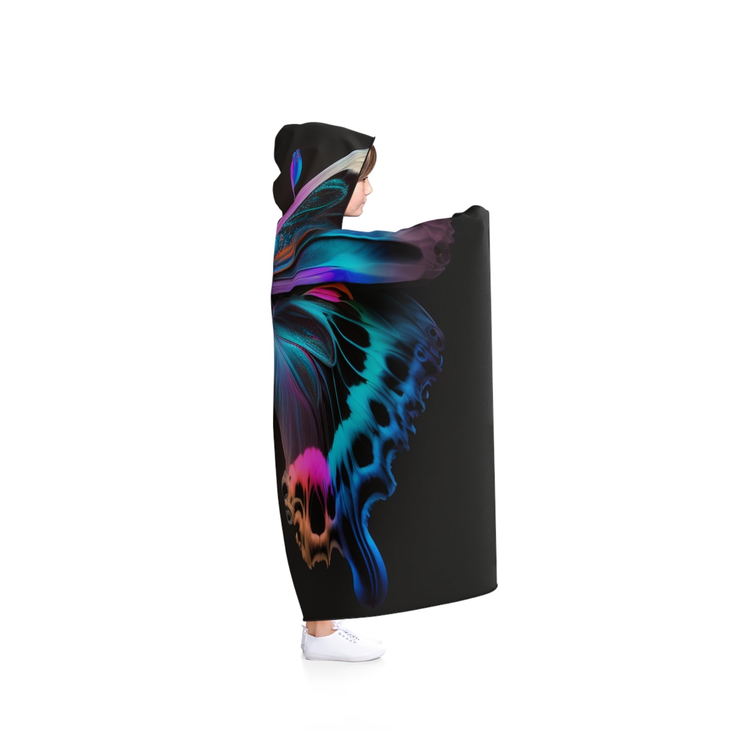 Hooded Blanket Raw Florescent Glow 2