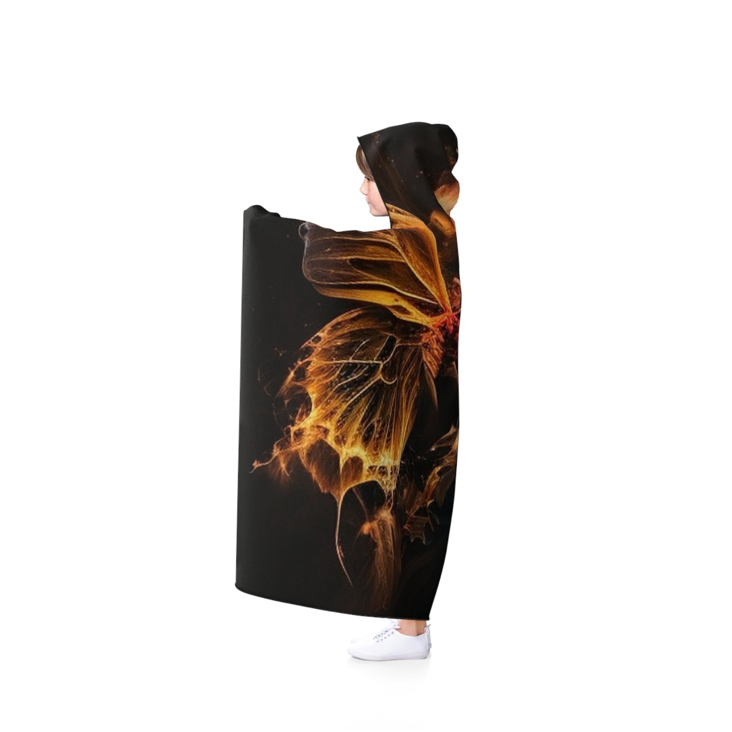 Hooded Blanket Neon Glo Butterfly 4