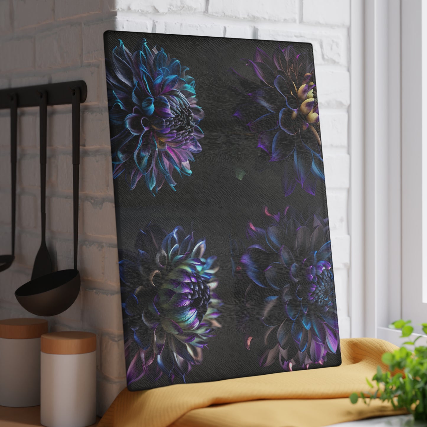 Glass Cutting Board Dahlia Purple 5