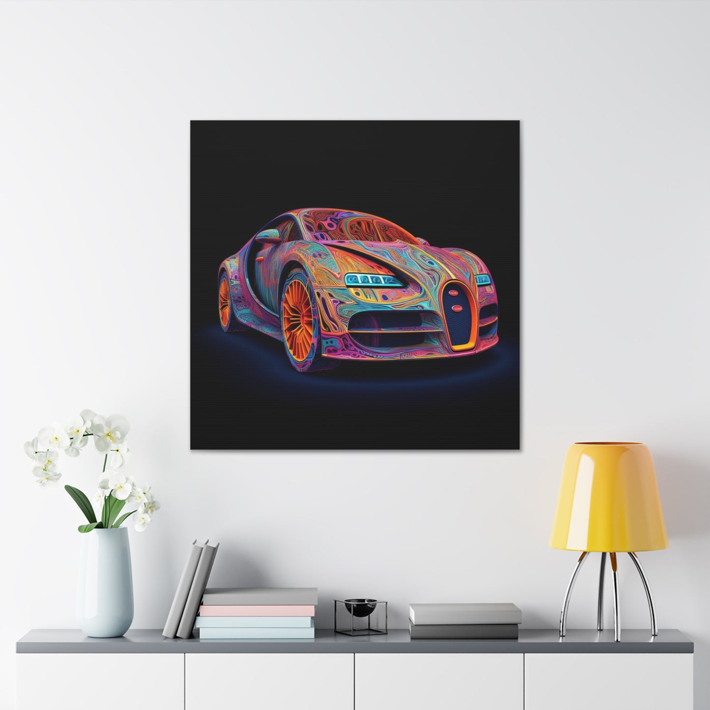Canvas Gallery Wraps Bugatti Abstract Concept 1