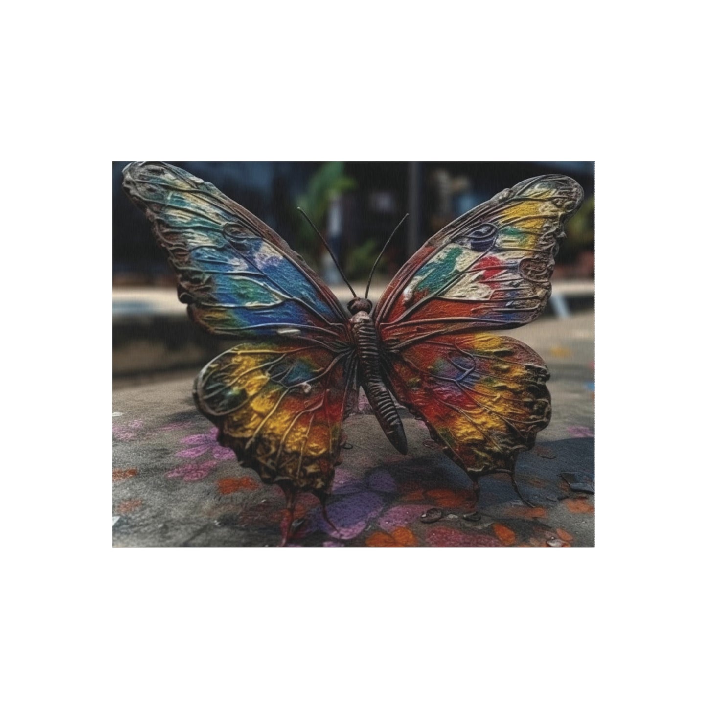 Outdoor Rug  Liquid Street Butterfly 3