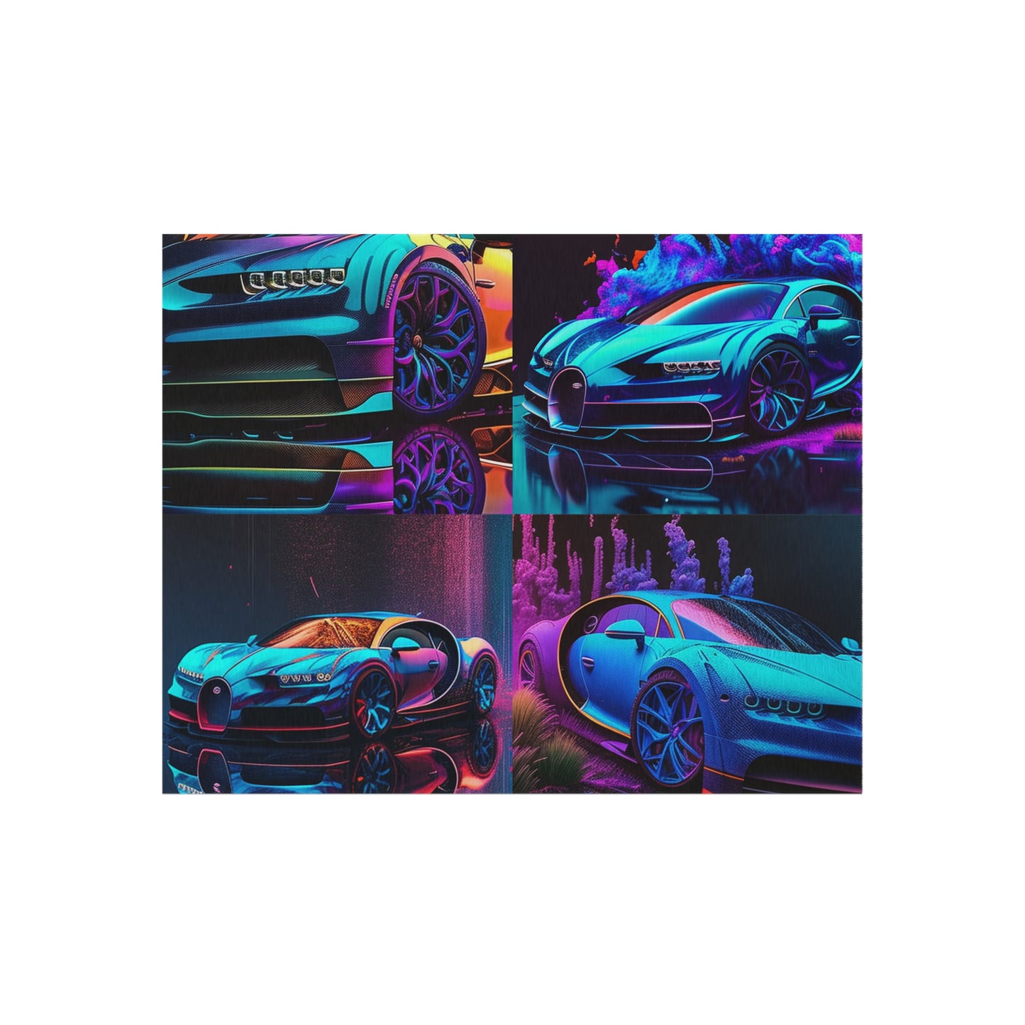 Outdoor Rug  Bugatti Neon Chiron 5