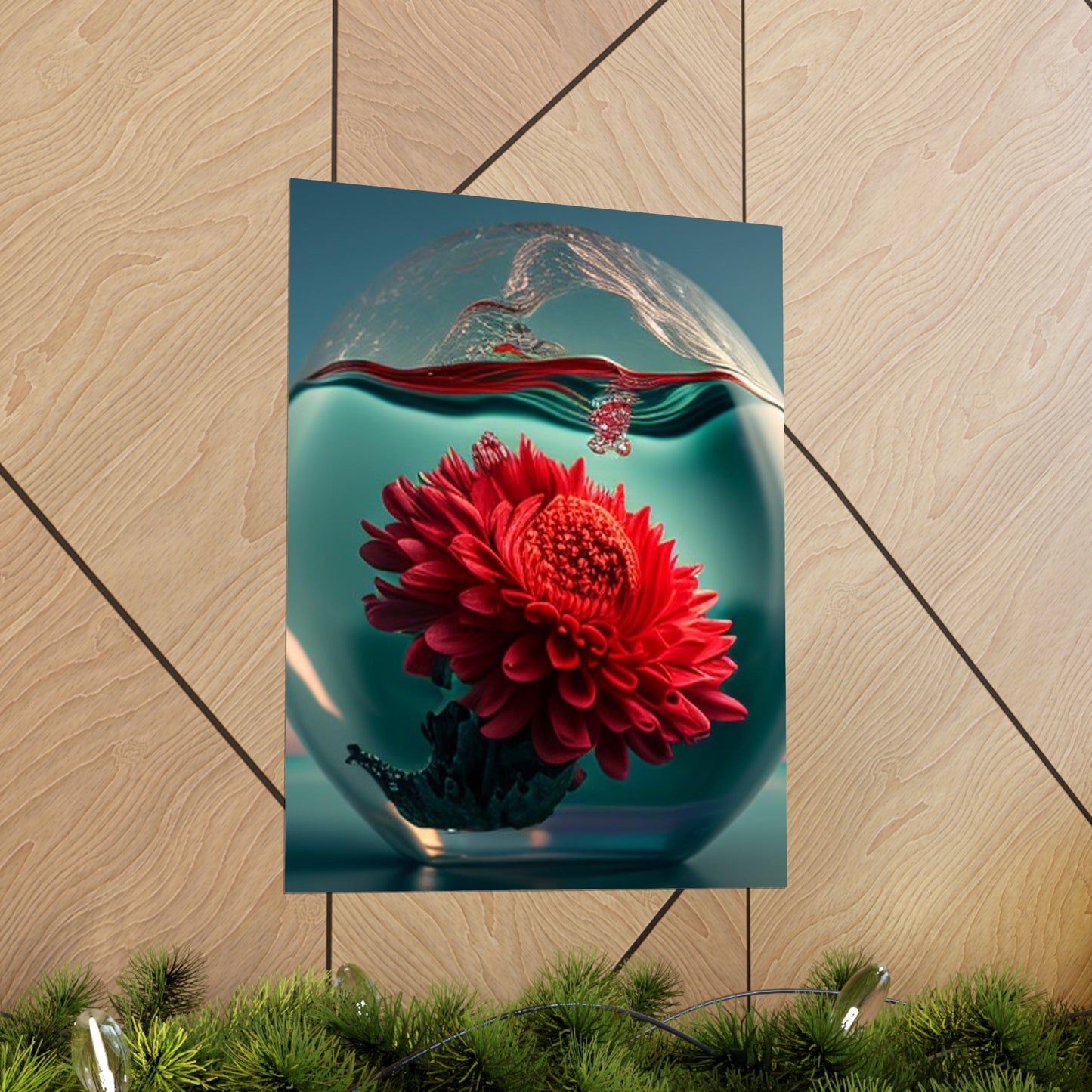 Premium Matte Vertical Posters Chrysanthemum 4