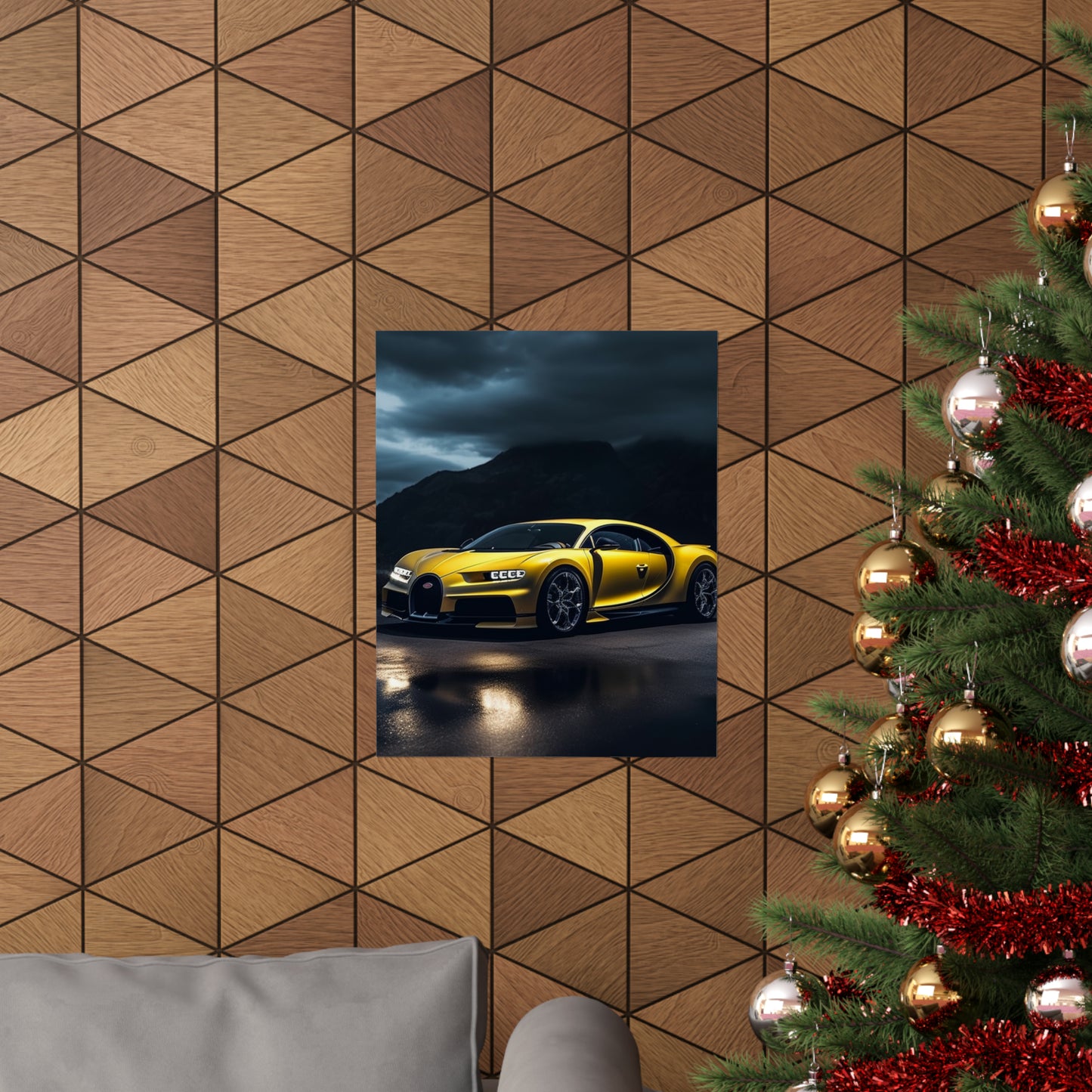 Premium Matte Vertical Posters Bugatti Real Look 4