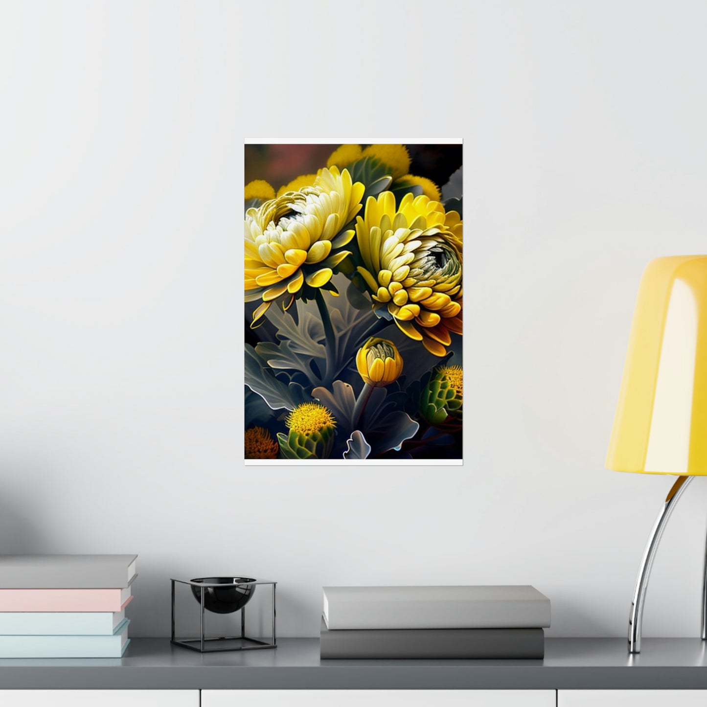 Premium Matte Vertical Posters Yellow Hermosas Flores Amarillas 2