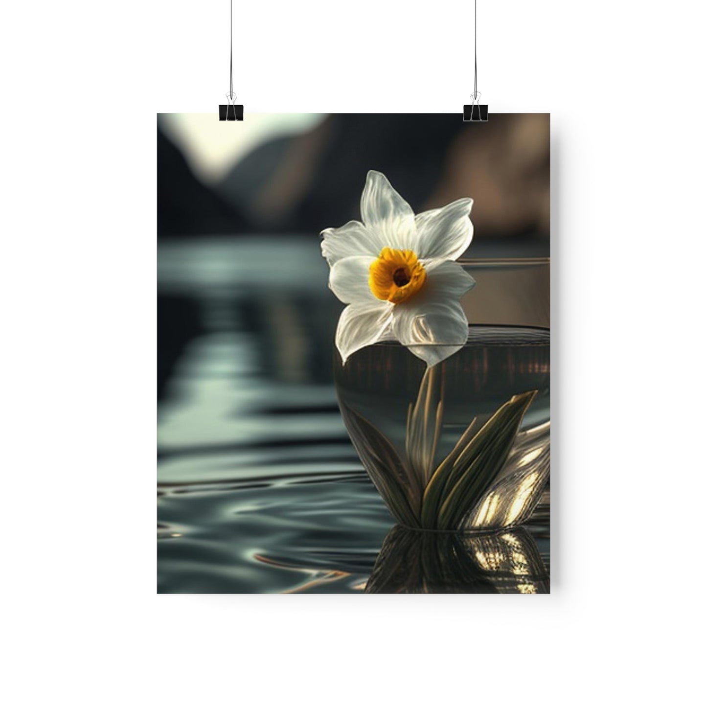 Premium Matte Vertical Posters Daffodil 2