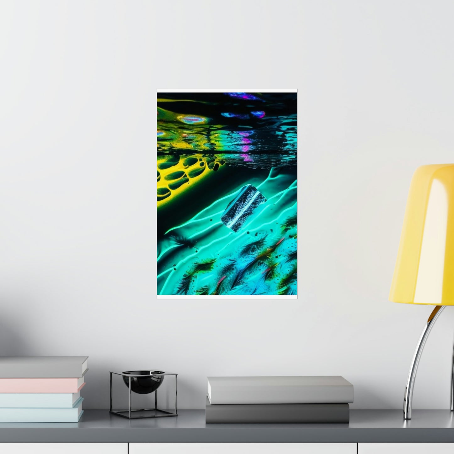 Premium Matte Vertical Posters Florescent Glow 2