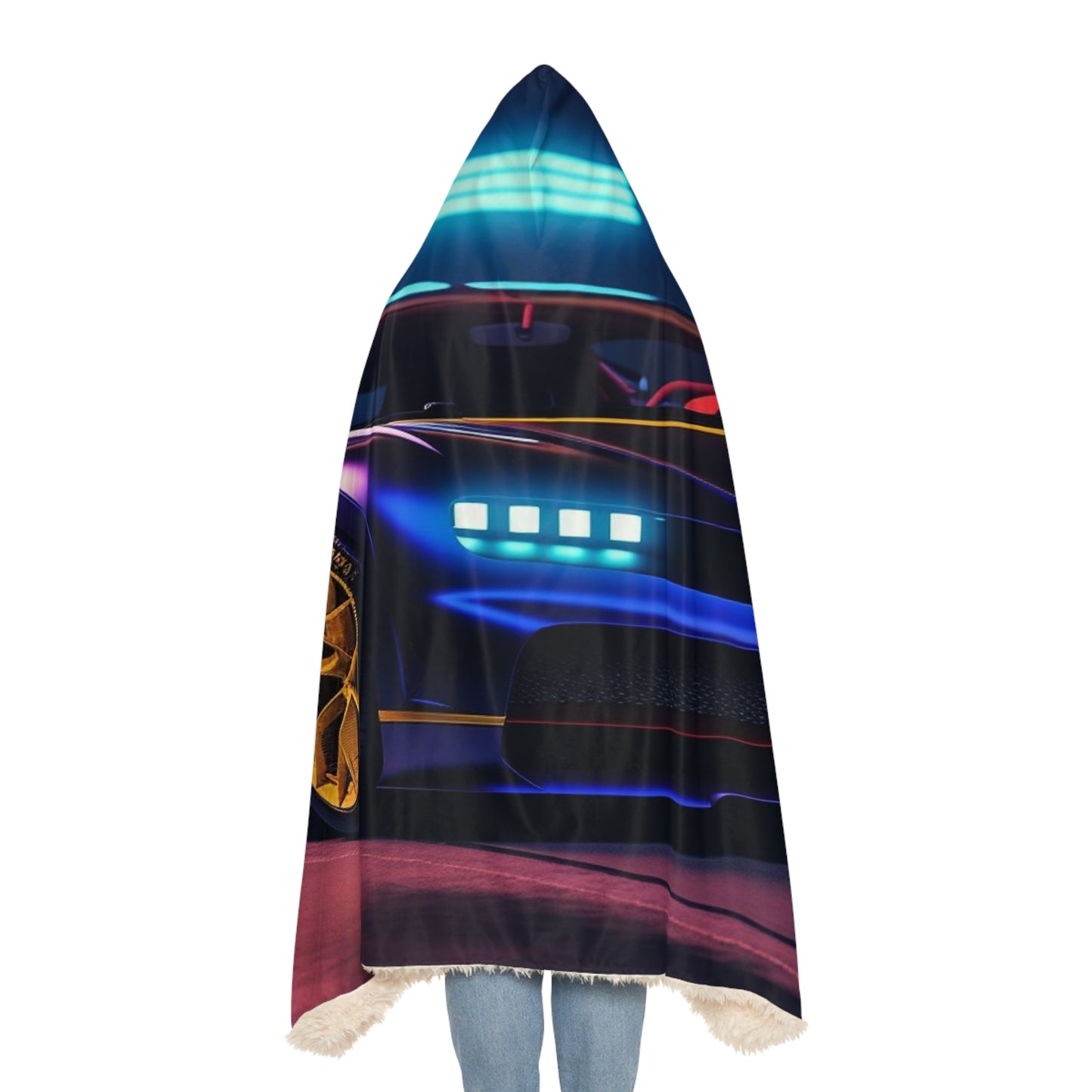 Snuggle Hooded Blanket Hyper Bugatti Neon Chiron 4