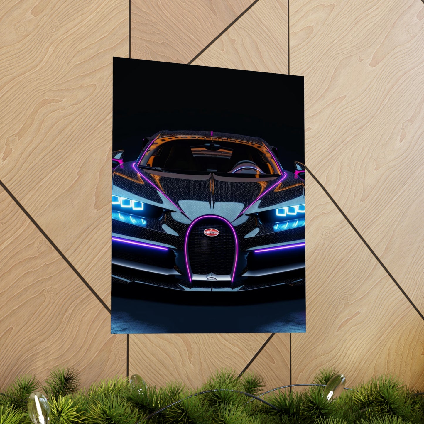 Premium Matte Vertical Posters Hyper Bugatti Chiron 2