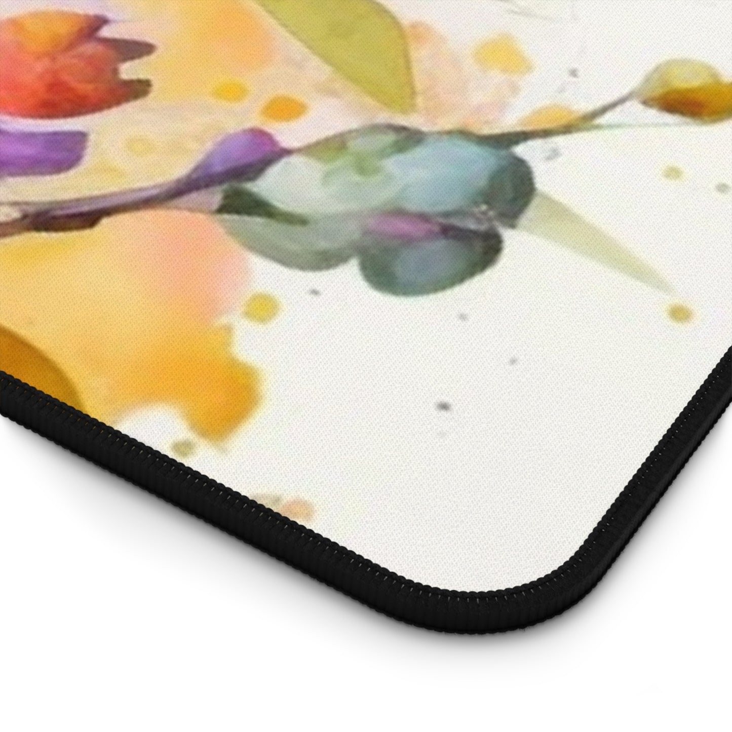 Desk Mat Mother Nature Bright Spring Colors Realistic Watercolor 4