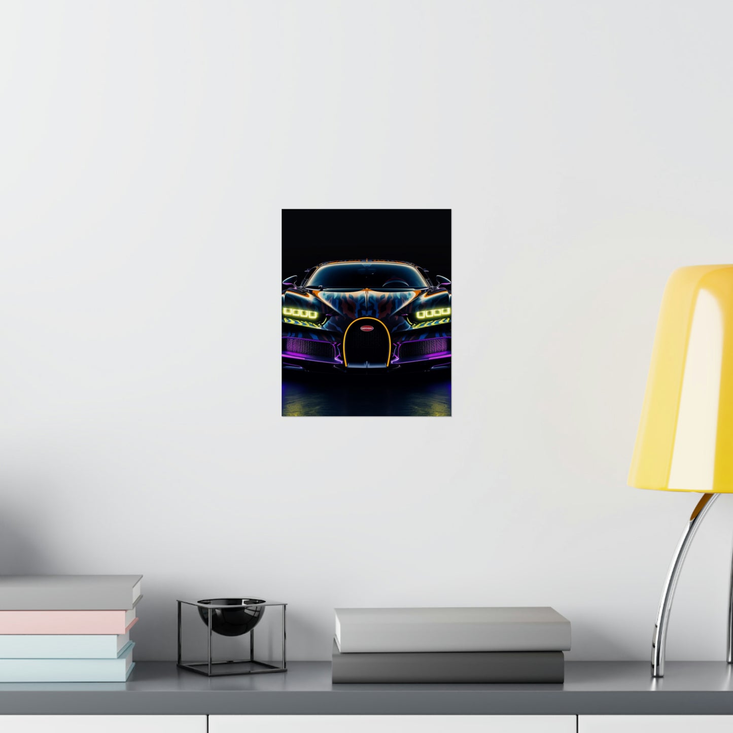 Premium Matte Vertical Posters Hyper Bugatti Chiron 3