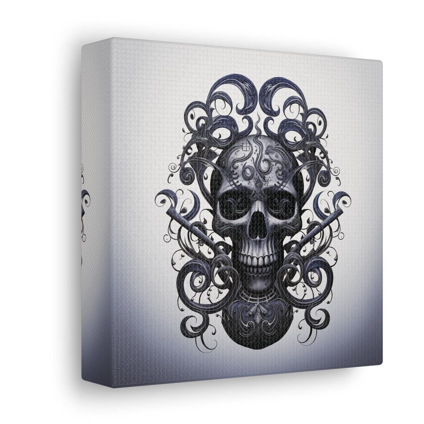 Canvas Gallery Wraps Skull Treble Clef 1