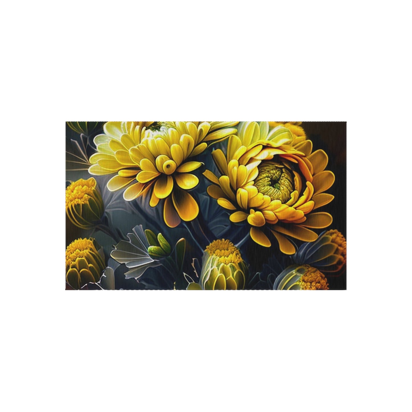 Outdoor Rug  Yellow Hermosas Flores Amarillas 4