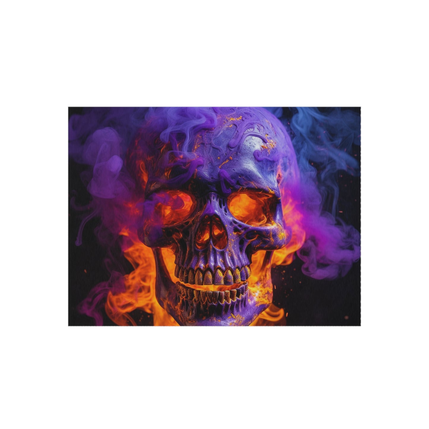 Outdoor Rug  Macro Skull 1