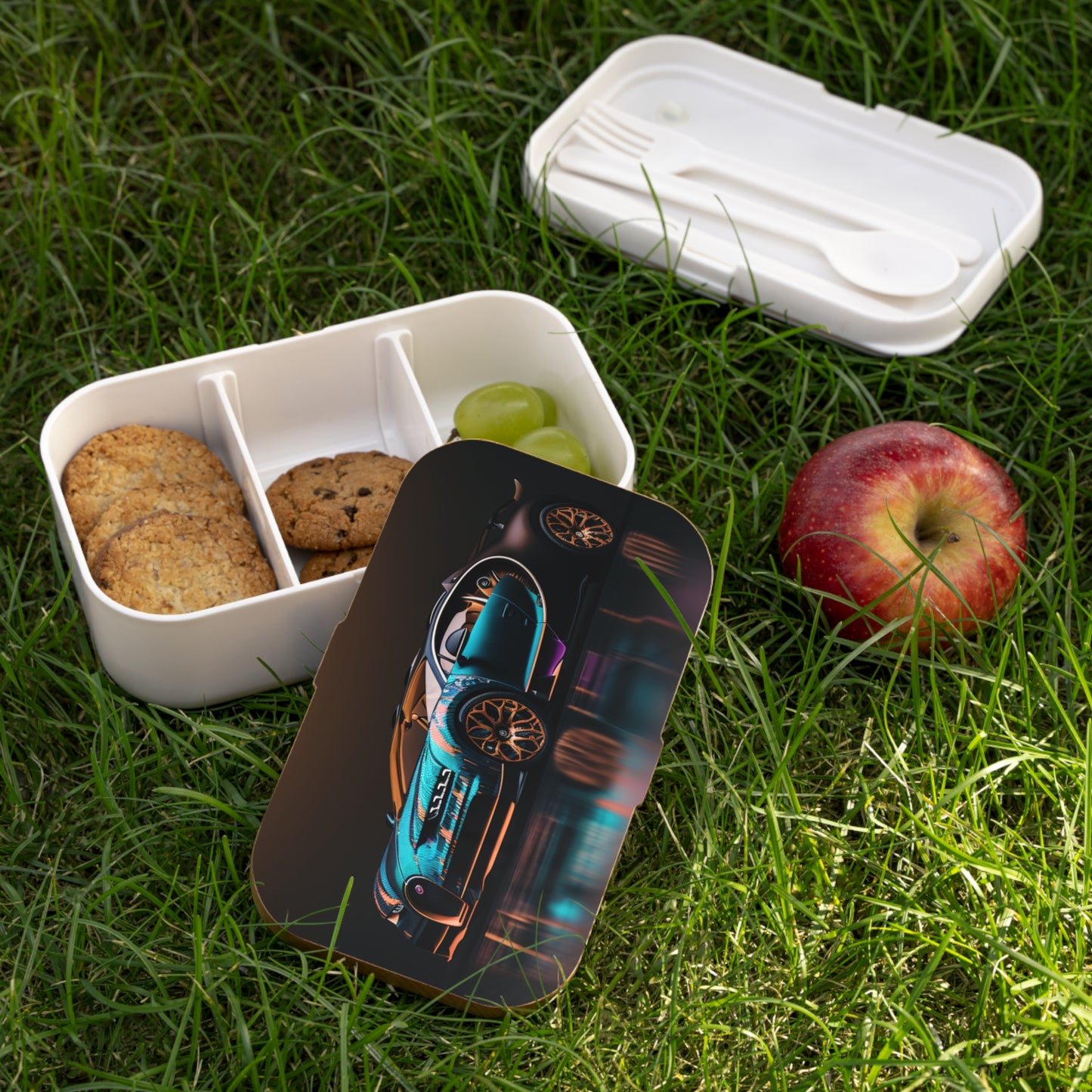 Bento Lunch Box Bugatti Blue 2