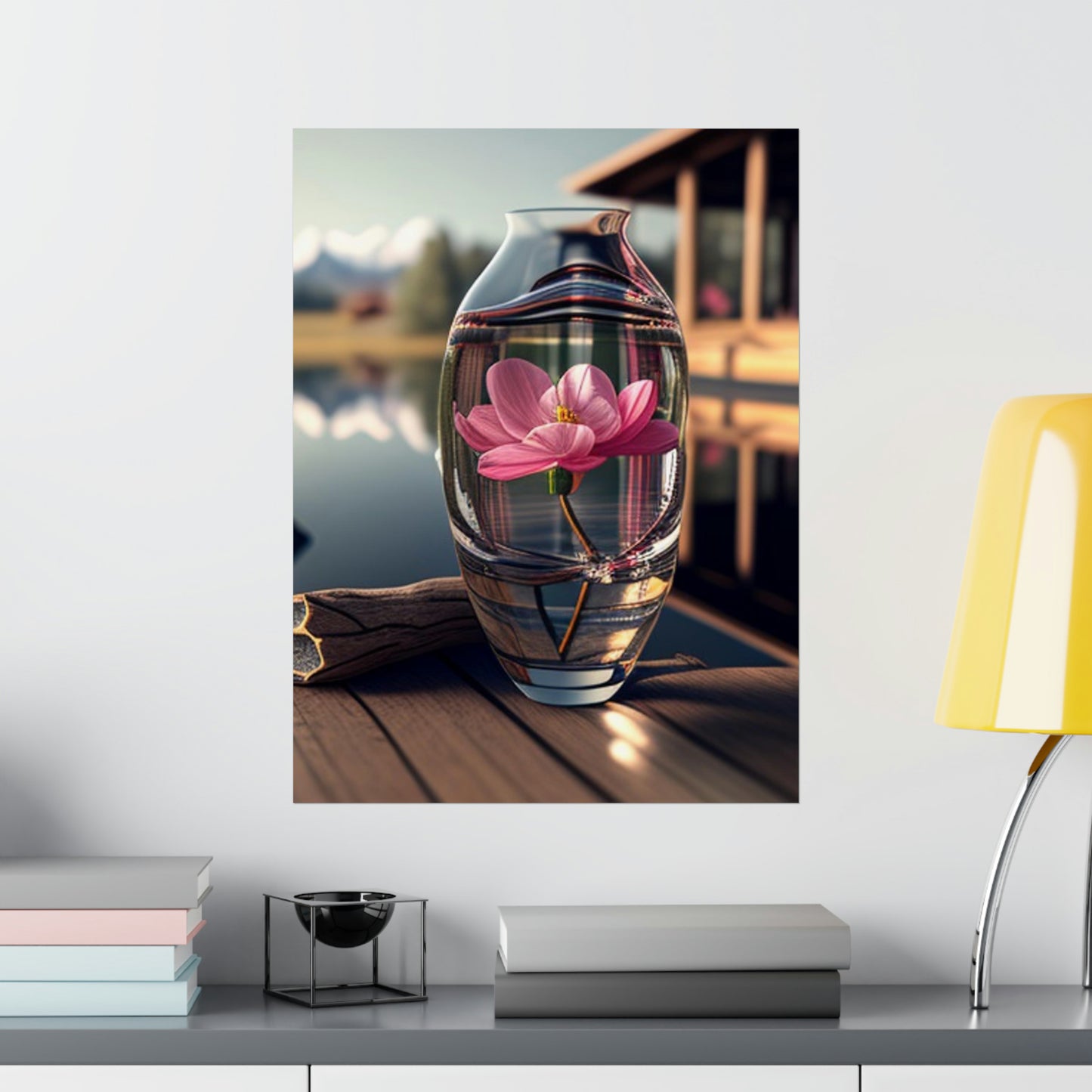 Premium Matte Vertical Posters Pink Magnolia 2