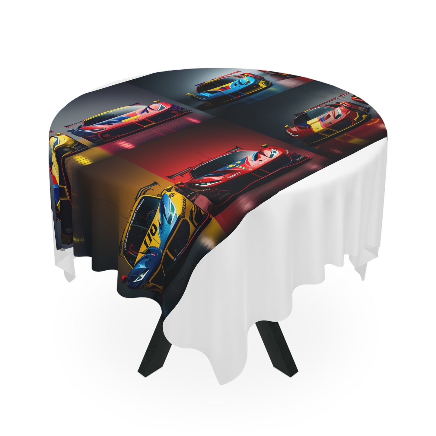 Tablecloth Ferrari Red Blue 5