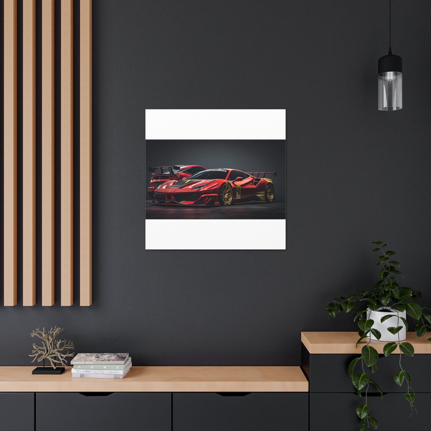 Canvas Gallery Wraps Ferrari Red 3