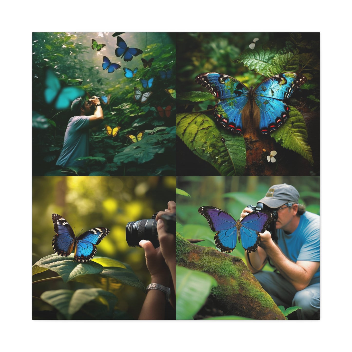 Canvas Gallery Wraps Jungle Butterfly 5