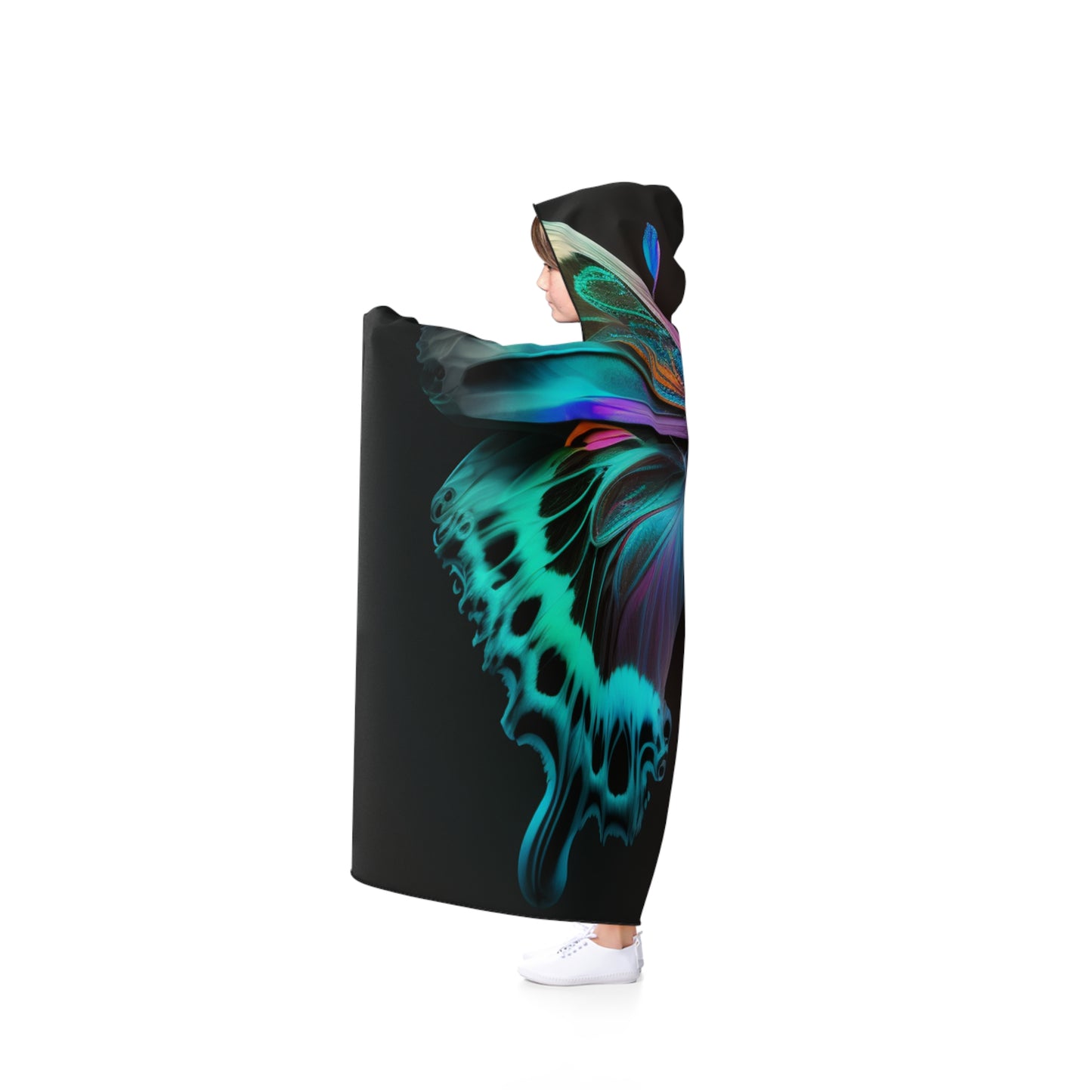 Hooded Blanket Raw Florescent Glow 2