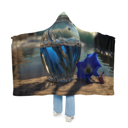 Snuggle Hooded Blanket Bluebell 1