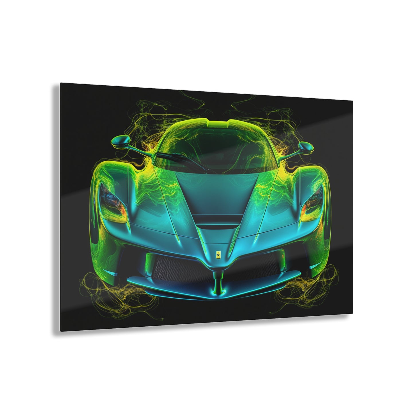 Acrylic Prints Ferrari Neon 2