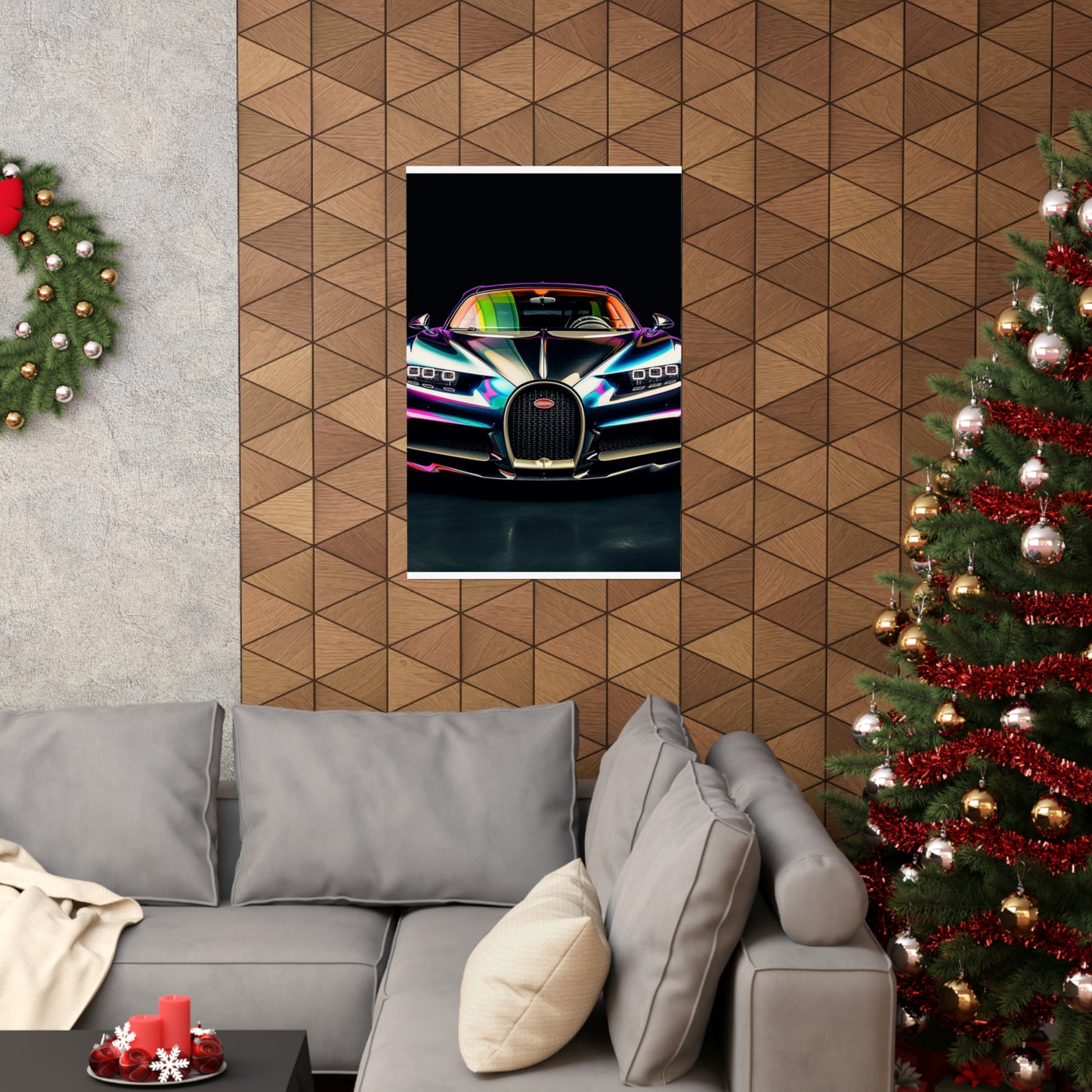 Premium Matte Vertical Posters Hyper Bugatti Chiron 4