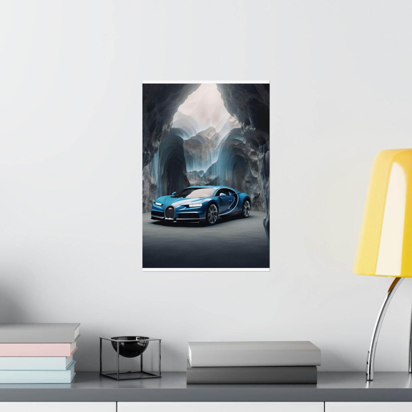 Premium Matte Vertical Posters Bugatti Real Look 2