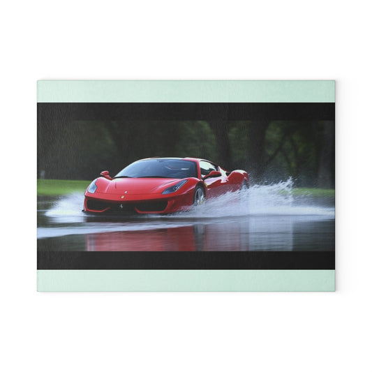 Glass Cutting Board Water Ferrari Splash 2