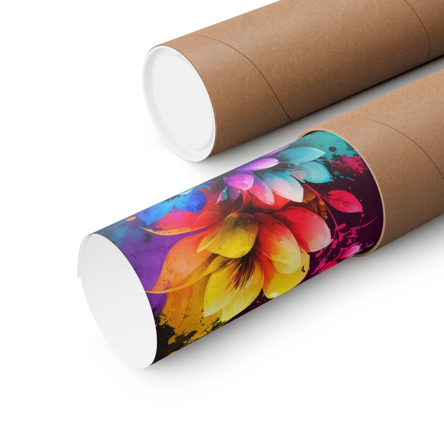 Premium Matte Vertical Posters Bright Spring Flowers 3