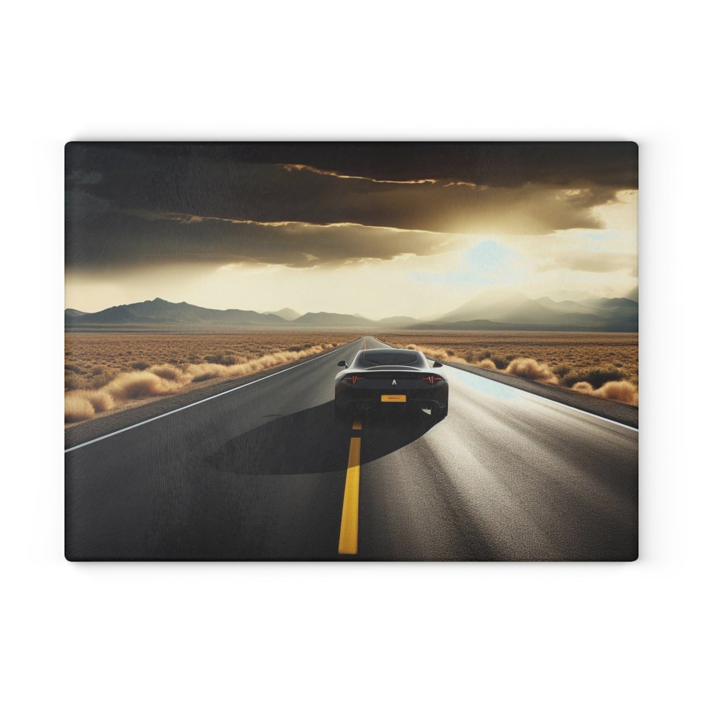 Glass Cutting Board Ferrari Road 1