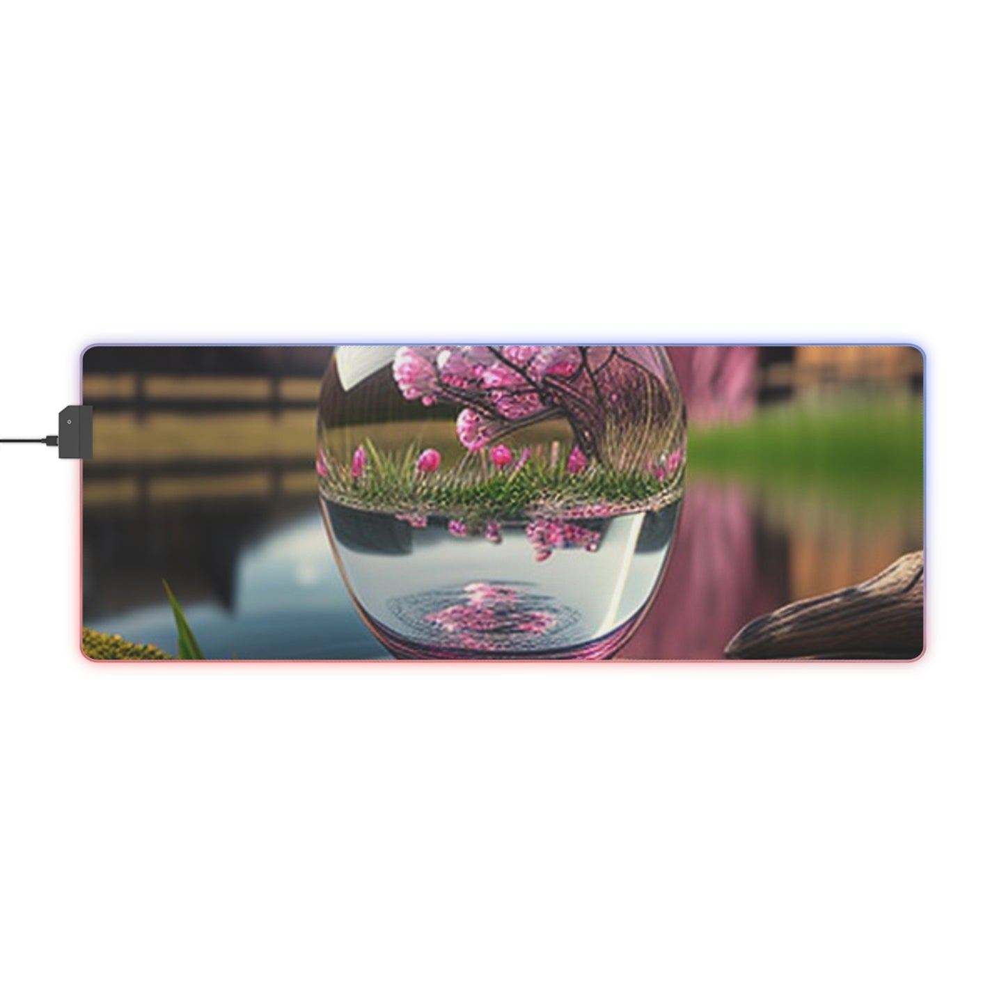 LED Gaming Mouse Pad Cherry Blossom 2