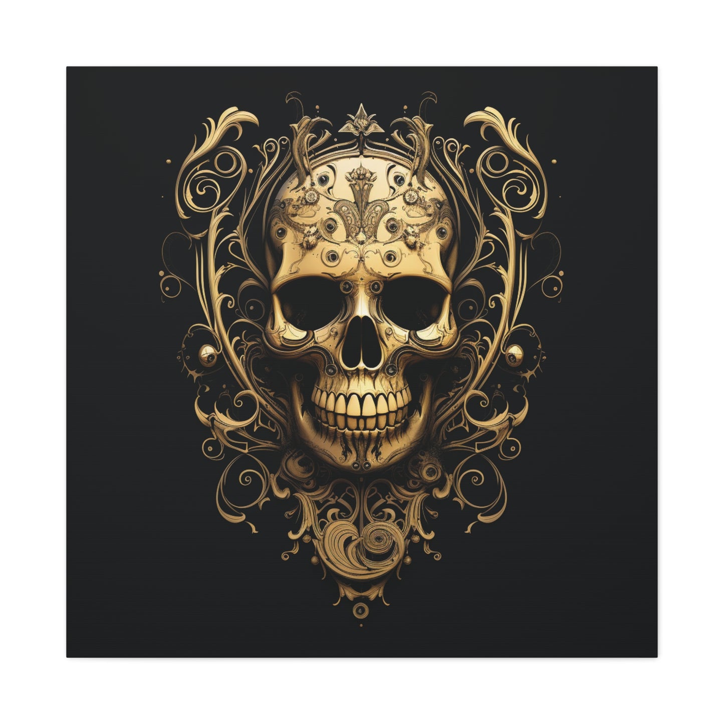 Canvas Gallery Wraps Skull Treble Clef 3