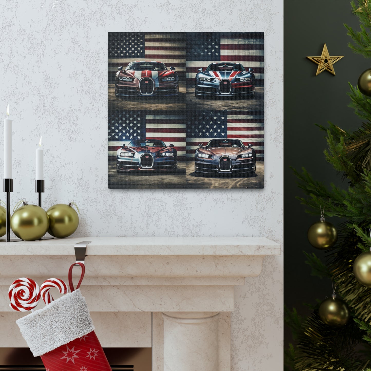 Canvas Gallery Wraps Bugatti Flag 5