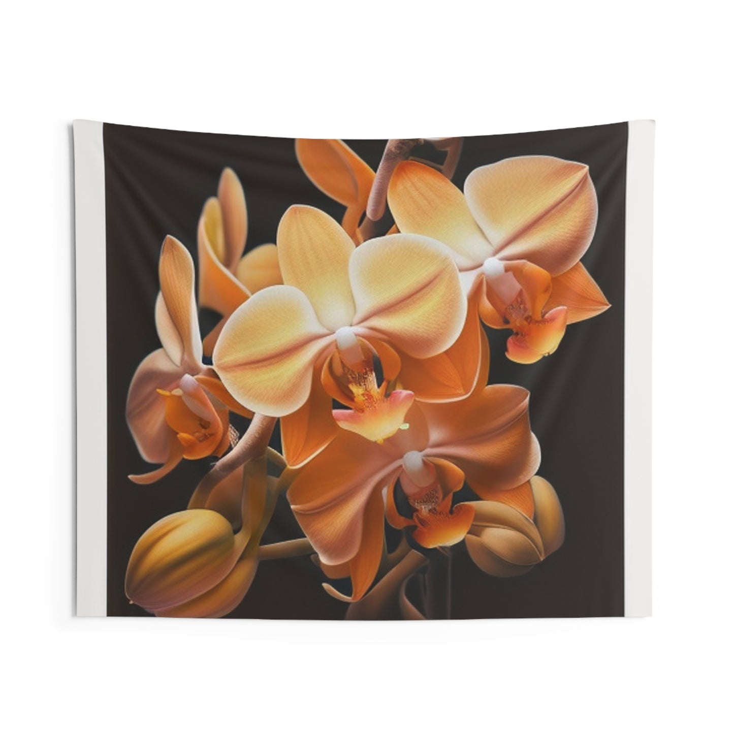 Indoor Wall Tapestries orchid pedals 1