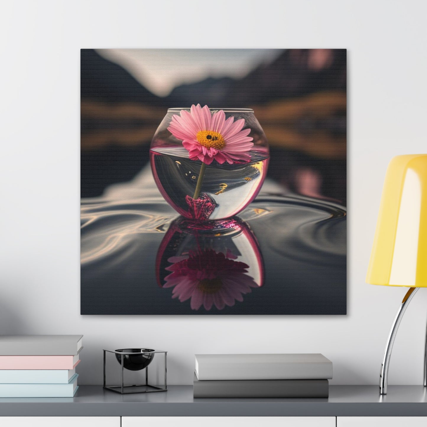 Canvas Gallery Wraps Pink Daisy 1