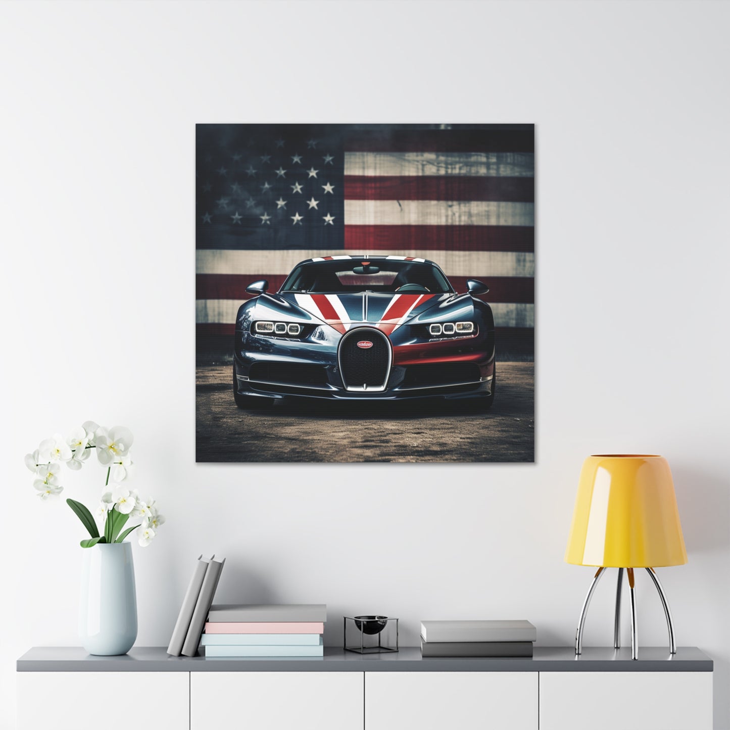 Canvas Gallery Wraps Bugatti Flag 2