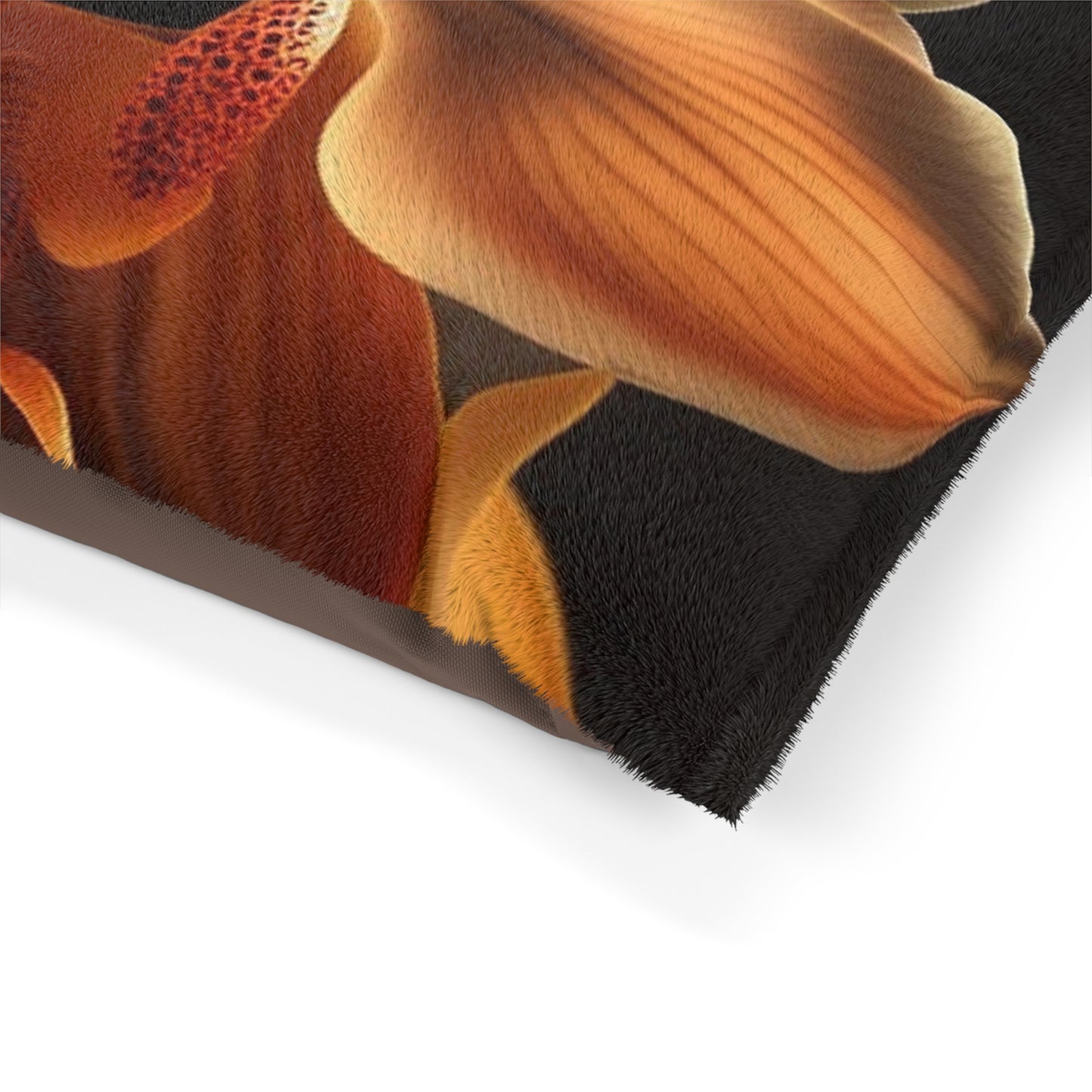 Pet Bed Orange Orchid 2