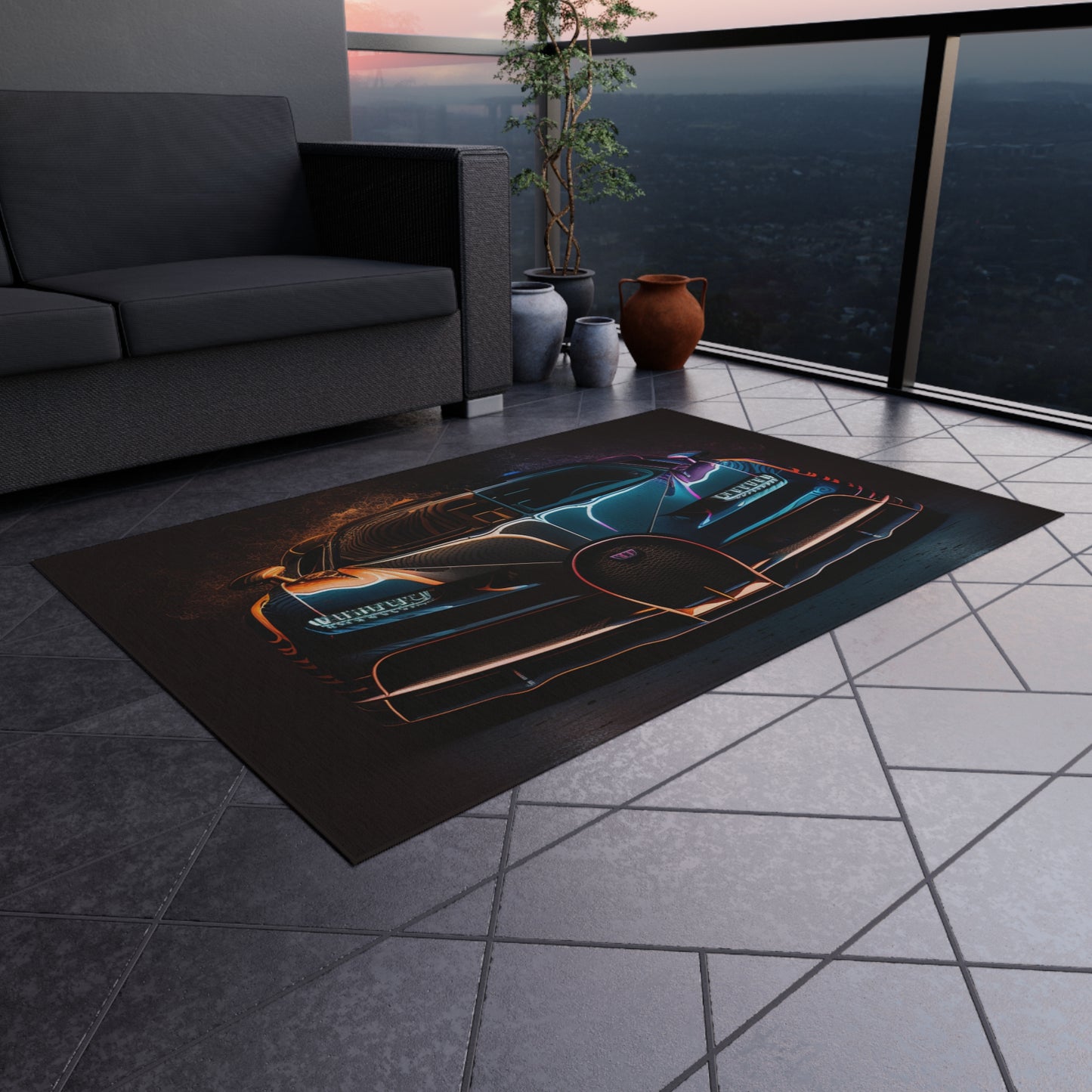 Outdoor Rug  Bugatti Chiron Super 3