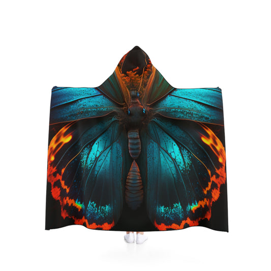 Hooded Blanket Neon Butterfly Flair 3