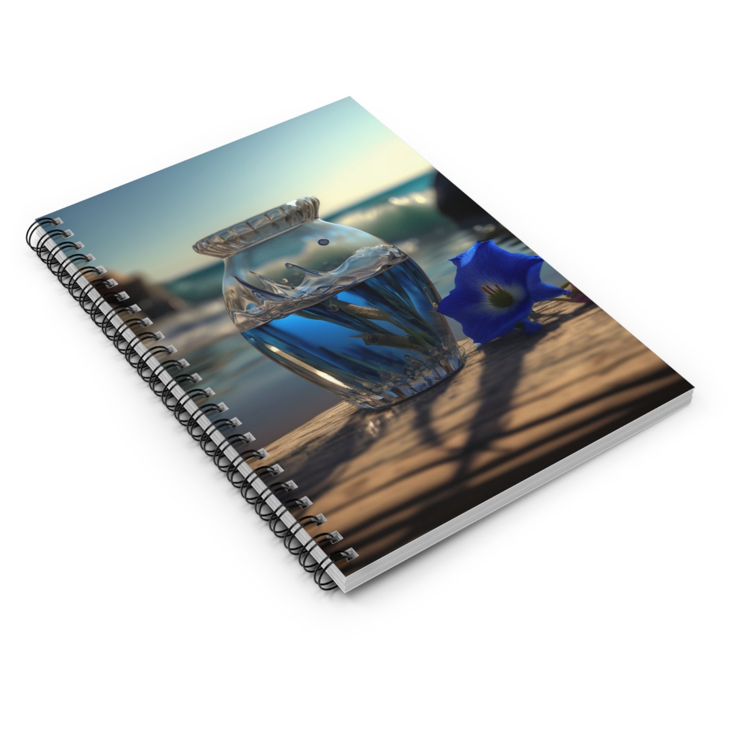 Spiral Notebook - Ruled Line Bluebell 1