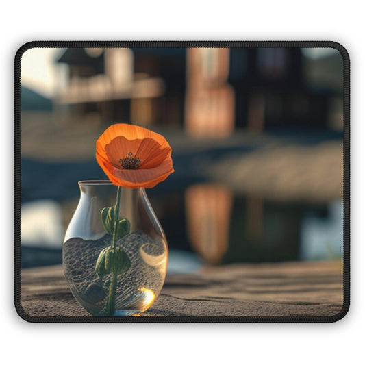 Gaming Mouse Pad  Orange Poppy in a Vase 4