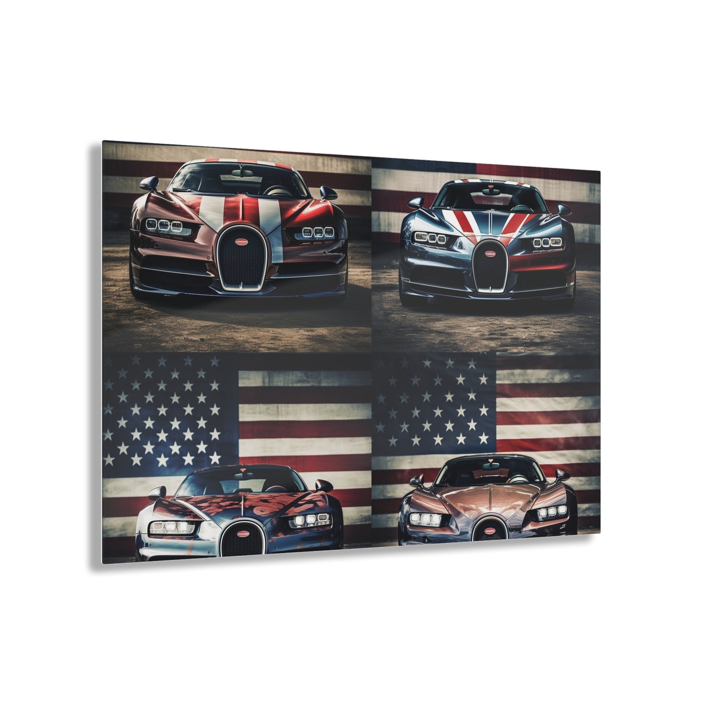 Acrylic Prints Bugatti Flag 5