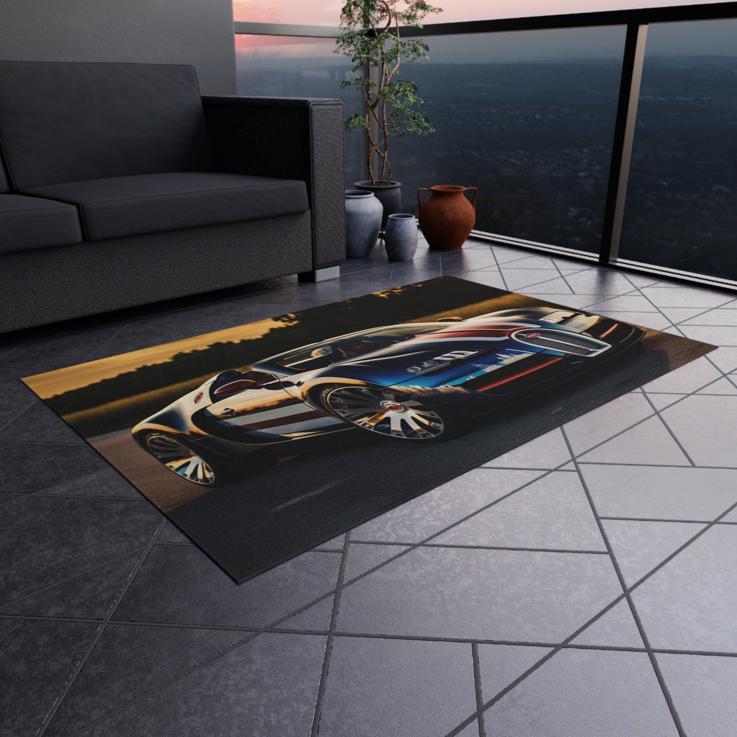 Outdoor Rug  Bugatti Flag American 3