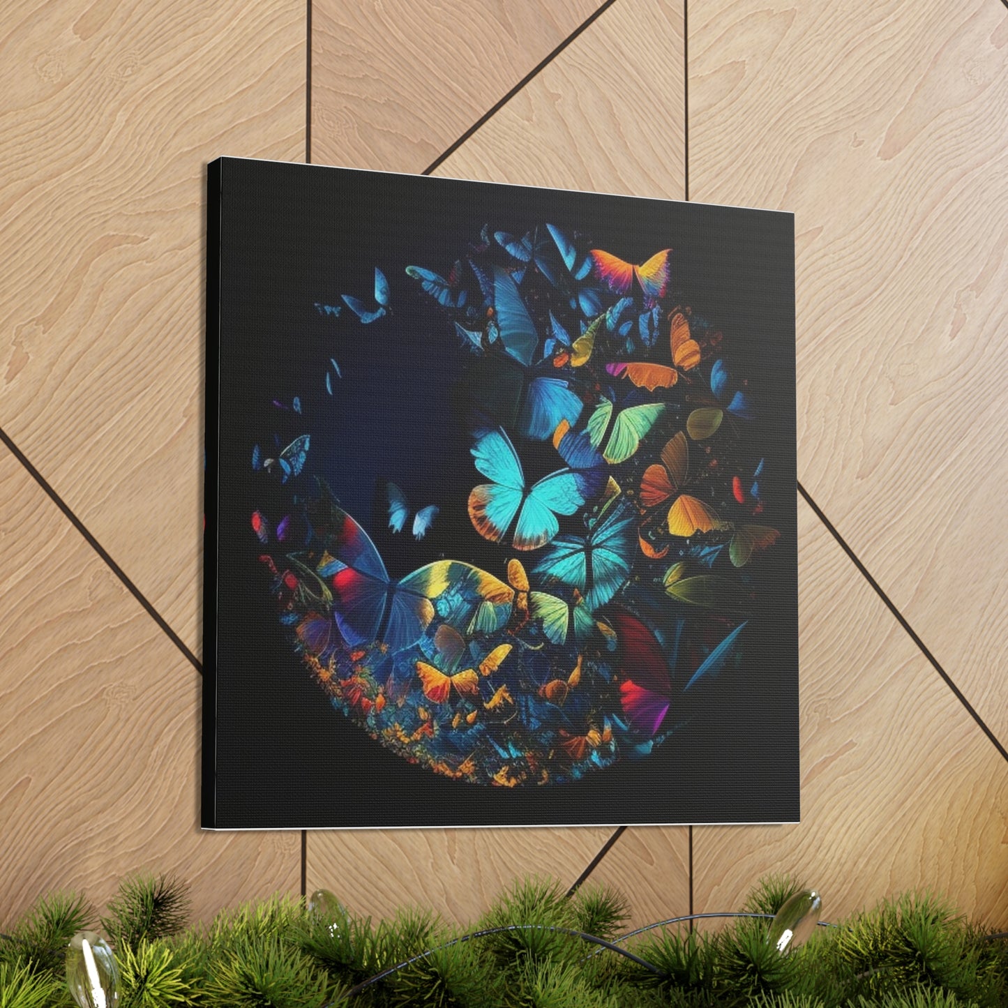 Canvas Gallery Wraps Moon Butterfly 1