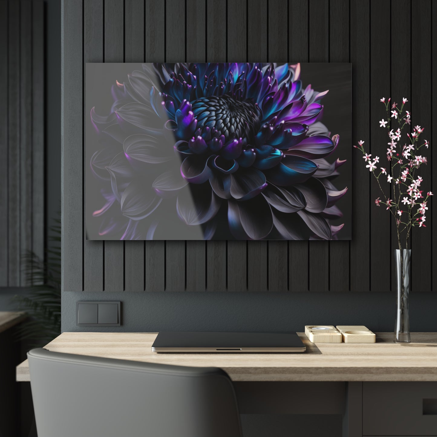 Acrylic Prints Dahlia Purple 2